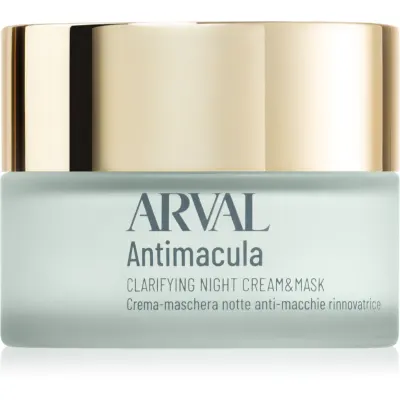 Arval Antimacula Clarifying Night Cream & Mask cremă-mască de noapte regeneratoare impotriva petelor 50 ml