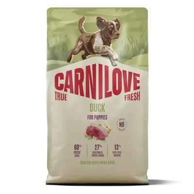 Carnilove True Fresh Dog Dry Duck Puppies 4 kg