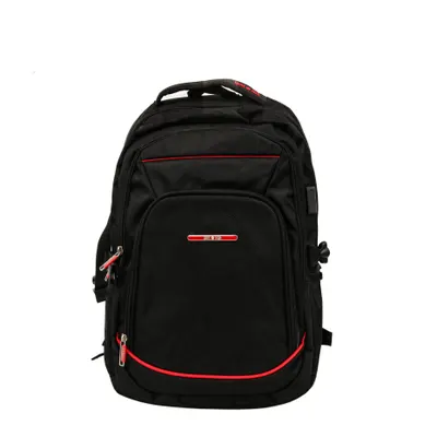 Rucsac Smiley, Lamonza, 47x34x18 cm, negru