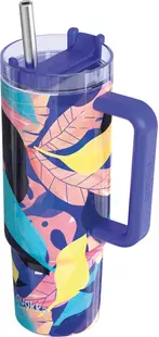 Cană termică Quokka Vibe - Midnight Forest, 880 ml