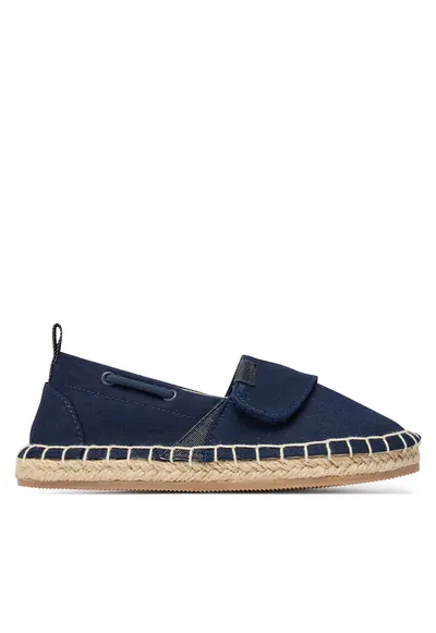 Espadrile copii - tesatura - albastru - pentru baieti