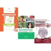 Pachet Bacalaureat 2026. Limba si literatura romana, Matematica M2 Profil Stiinte ale naturii. Teste si Biologie pe intelesul tuturor clasele 11-12