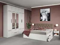 Set dormitor complet Alb - Madrid - C55