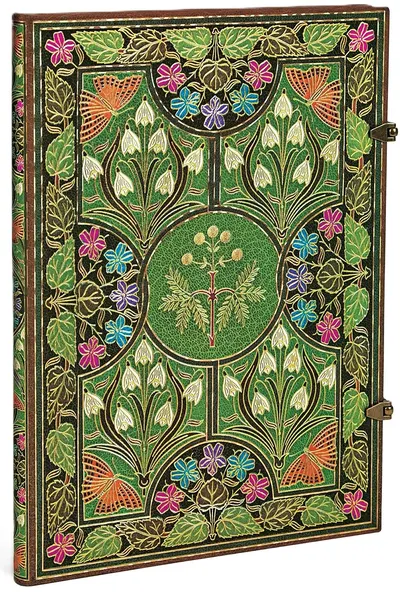 Agendă Paperblanks Poetry in Bloom - Grande, 64 foi, copertă tare
