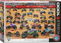 Puzzle Eurographics de 1000 de bucăți – Monster Jam Truck Lineup