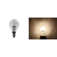 Bec ECO sferic E14 E14 E14 E14 18W (=25w) clar L 80mm