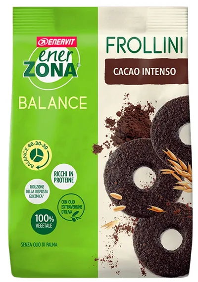 Balance Biscuiți, ciocolată neagră, 250 g, Enervit EnerZona