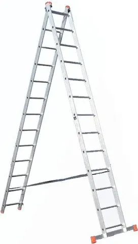 Scara Aluminiu 2 tronsoane 9 trepte