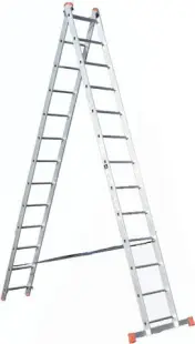 Scara Aluminiu 2 tronsoane 9 trepte