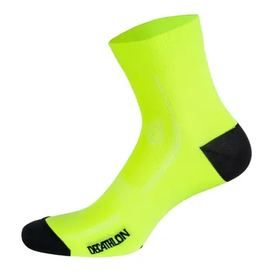Şosete Ciclism ROADR 500 Galben Fluorescent