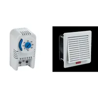 Pachet Termostat Mecanic 0-60°C si Ventilator cu Filtru 260x260mm 240m3/h
