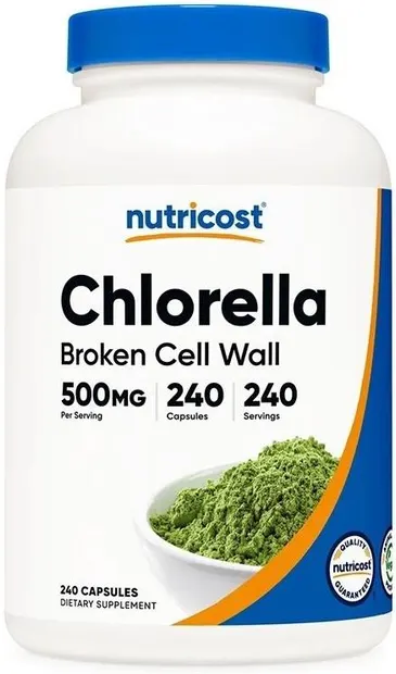 Chlorella, 500 mg, 240 capsule, Nutricost