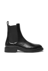 Ghete dama 304817748 - Piele naturala - Negru - Negru