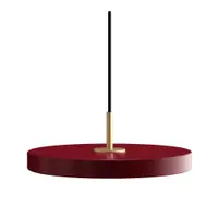 Lustră roșie LED cu intensitate reglabilă din metal cu abajur din metal ø 31 cm Asteria Plus – UMAGE