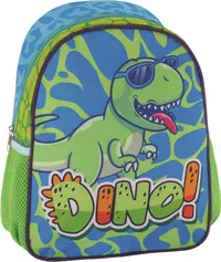 Ghiozdan pentru gradiniță Sazio Limo - Dino Green, Cu 1 compartiment