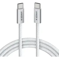Cablu Date si Incarcare USB-C - USB-C Anker Zolo, 240W, 1m, Alb A8060H21