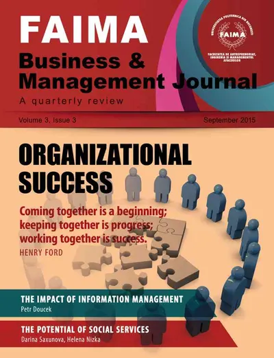 FAIMA Business & Management Journal – volume 3, issue 3, September 2015