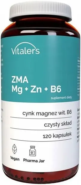 Vitaler's Magneziu + Zinc + Vitamina B6, 120 capsule