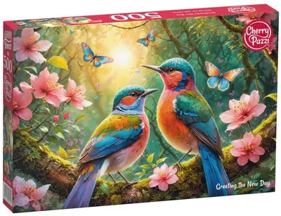 Puzzle Cherry Pazzi din 500 piese - Bun venit noii zile