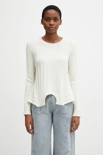 MM6 Maison Margiela pulover pentru femei, cu lână