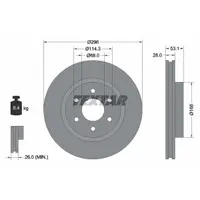 Disc frana TEXTAR 92285803