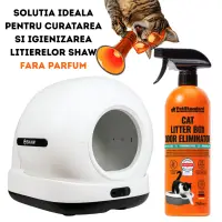 SHAW PetStandard Solutie Profesionala Enzimatica, odorizant litieră pisici, 750ml