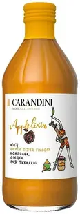 Applelixir Oțet de mere cu kombucha, ghimbir și turmeric, 500 ml, Carandini