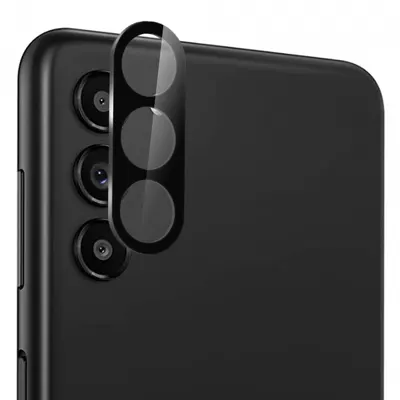 Folie de protectie Camera Spate Techsuit pentru Samsung Galaxy S24 S921, Sticla Securizata, Neagra