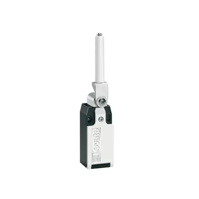 Limitator de Cursa, K Series, Ceramic Rod Lever, 1 Bottom Cable Entry. Dimensions To En 50047, Plastic Body, Contacts 2no+1nc Slow Break. Ceramic Rod