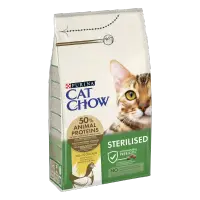 PURINA CAT CHOW Sterilised, Pui, 1.5 kg