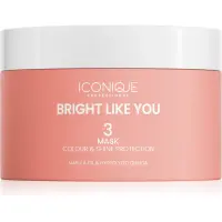 ICONIQUE Professional BRIGHT LIKE YOU Colour & Shine Protection Mask mască protectoare cu efect regenerator pentru păr vopsit 200 ml