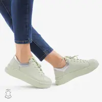 Pantofi Casual de dama din Piele naturala Trendy CRL0525 VERDE