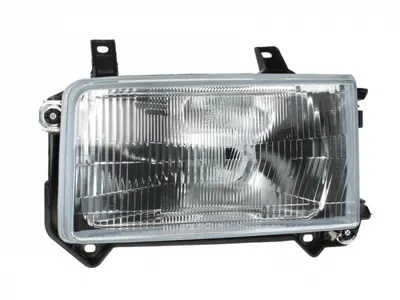 Far stanga (H4, manual, fundal cromat) VW TRANSPORTER 1990-1995