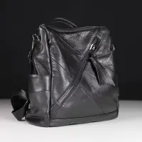 Rucsac dama, Elarin GT3642, piele naturala, Negru