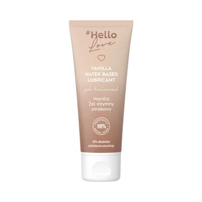 Lubrifiant pe baza de apa Vanilla Hello Love, 75ml, 4Organic