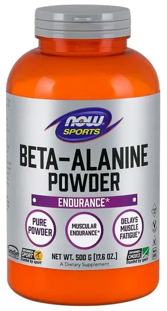 Sports Beta-Alanine Powder, 500 g, Now