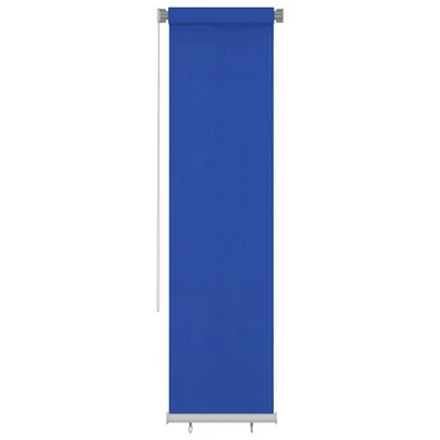 vidaXL Jaluzea rulantă de exterior 65 (l) x 230 (î) cm, albastru, HDPE