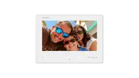 Monitor videointerfon color Hikvision DS-KH7300EY-WTE2/White, 7-inch, rezolutie: 1024 × 600, Colorful TFT, 3 butoane, alarm 1, W