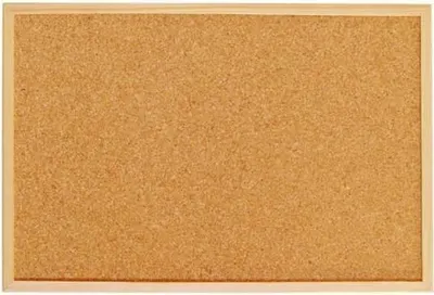 Tabla de pluta Bi-Office - Cadru din lemn, 90 x 60 cm