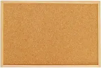 Tabla de pluta Bi-Office - Cadru din lemn, 90 x 60 cm