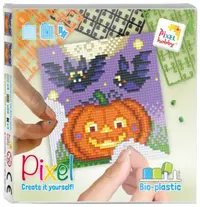 Mozaic cu ramă Pixelhobby - Dovleac, Kit Pixel Clasic