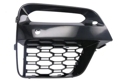 Grila bara Fata Dreapta deschis, pachet M, cu orificii senzori parcare, plastic, negru-mat potrivit BMW X3 G01, X3 G01, F97, G08, X4 G02, F98 08.17- 10.17