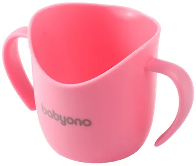 Un pahar pentru băut singur Babyono - 120 ml, roz