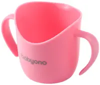 Un pahar pentru băut singur Babyono - 120 ml, roz