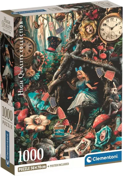 Puzzle Clementoni din 1000 piese - Încă o zi în Țara Minunilor