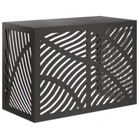vidaXL Husă pentru aer condiționat Negru 100 x 50 x 70 cm Oțel