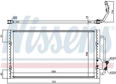 Radiator clima AC CHEVROLET BLAZER S10 4.3 intre 1994-2005