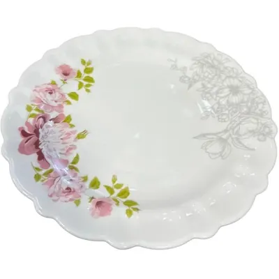 Set 2 x Farfurie Intinsa, 27 cm, Opal Bujor