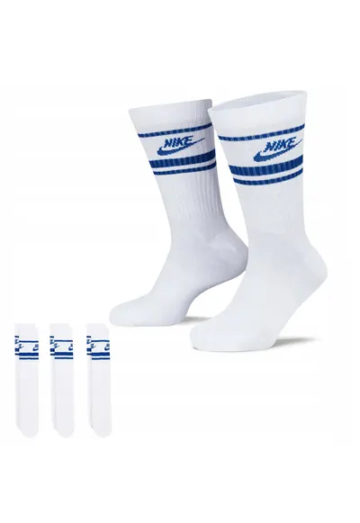 Set Sosete Sport DX5089 105 Marime 34 38 Alb Tehnologie Dri Fit Pentru Uscare Si Confort Inalt Material Moale Flexibil Varf Si Calcai Cu Intarituri Pentru Durabilitate Plasa Maxima Pentru Respirabilitate 3 Perechi
