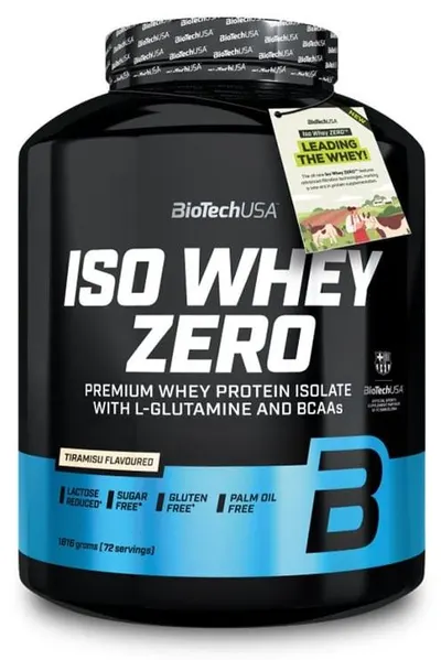 Iso Whey Zero, tiramisu, 1816 g, BioTech USA